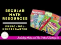 PREK MATH and KINDERGARTEN HOMESCHOOL MATH SECULAR HOMESCHOOL MATH CURRICULA