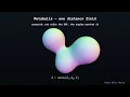 Raymarching Metaballs 3D SDF Shader from One Formula in manic