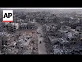 Download Lagu Drone footage shows widespread destruction in Gaza