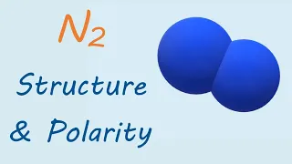 N2 nitrogen gas Lewis dot structure and polarity