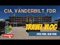 HYDE PARK NY CIA Vanderbilt Mansion FDR Museum Hudson Valley Travel Vlog