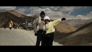 Khardung La Pass, the second highest road in the world. 