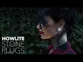 Howlite Stone Plugs 8G - 2 Inch UrbanBodyJewelry com