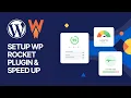 How To Setup Configure WP Rocket WordPress Plugin Speed Up Your Site