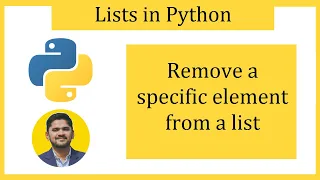 Remove a specific element from a Python list using the remove method Amit Thinks