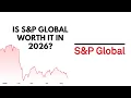 Is S P Global Worth it In 2026 S P Global Stock Analysis