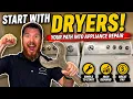 How to get into appliance repair Start with dryers
