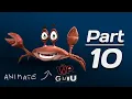 Toon Crab Animation Rendering the image sequence in DAZ Studio