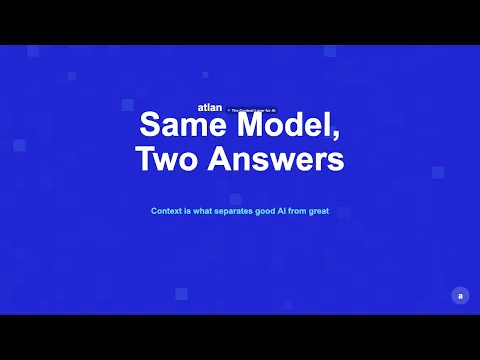 Same Model, Different Context: Two AI Agents, One Question