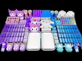Slime ASMR yang Memuaskan ๐๐ค Sanrio Kuromi dan Cinnamoroll ๐ค๐ Slime Riasan Glitter