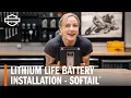 Harley-Davidson Lithium LiFe 4Ah Battery Installation - Softail Dyna