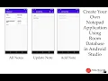 Notepad Android Application using RoomDatabase in android studio part 6 Delete Note