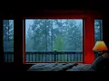 Download Lagu Crackling Rain and Wind sounds in Warm Bedroom Ambience | Relaxing ASMR for Deep Sleep