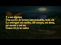 Marc Anthony Y Hubo Alguien-Letra