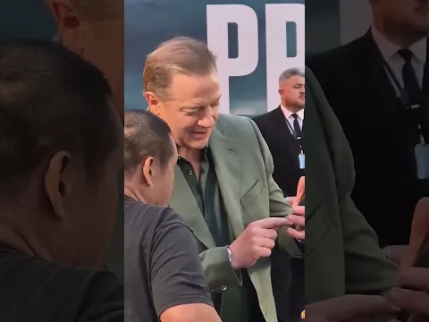 Brendan Fraser est vraiment le plus sympa 🫶 🎥: londonbeautlife sur X #brendanfraser #cinema