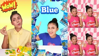 Blue Pink Purple Yellow Color Mukbang Compilation  컬러 젤리 먹방 모음 ZOANA Mukbang #먹방