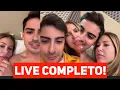 Dudu Camargo e Saory abrem o jogo em live com milhares de fãs pós a fazenda 17 