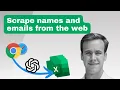 Scrape Names and Emails from Websites in 2 Minutes with AI