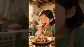 Girl Eating Rabbit Meat Short Video Viral Trick Funny Ai Girl Food 