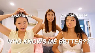 WHO KNOWS ME BETTER *middle child*