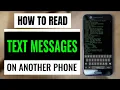 How to Read Text Messages on Another Phone Remotely