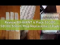 Review BIHARNT 6 Pack S1000 S2001 Steam Mop Replacement Pads for Shark S1000 S1000A S1000C S1000WM S
