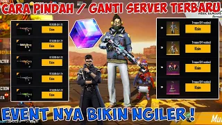 CARA PINDAH / GANTI SERVER FREE FIRE TERBARU ! 99% BERHASIL !