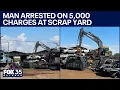 Brevard County deputies investigate illegal business operations at Rockledge salvage yard