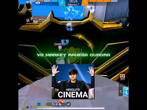 Markey rahega quadra🌪️ #freefire #raistar #clutch #happyprincegaming #vishwasop