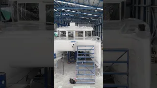 My new yacht is almost finished! #boattour #yacht #construction
