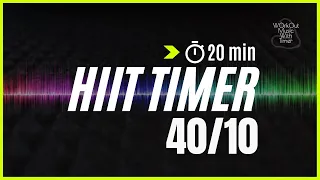 Let s train a 20 min Interval timer with 40 sec work and 10 sec rest Mix 113