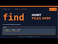 Linux Commands - find Search Files in Linux Like a Detective Powerful Examples