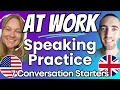 Download Lagu How to Start an English Conversation at Work - Speaking Practice and Small Talk - American \u0026 British