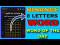 Download Lagu Word of the Day Binance Answer Today 25 September 2025 | 8 Letter Binance Word of the Day Answer