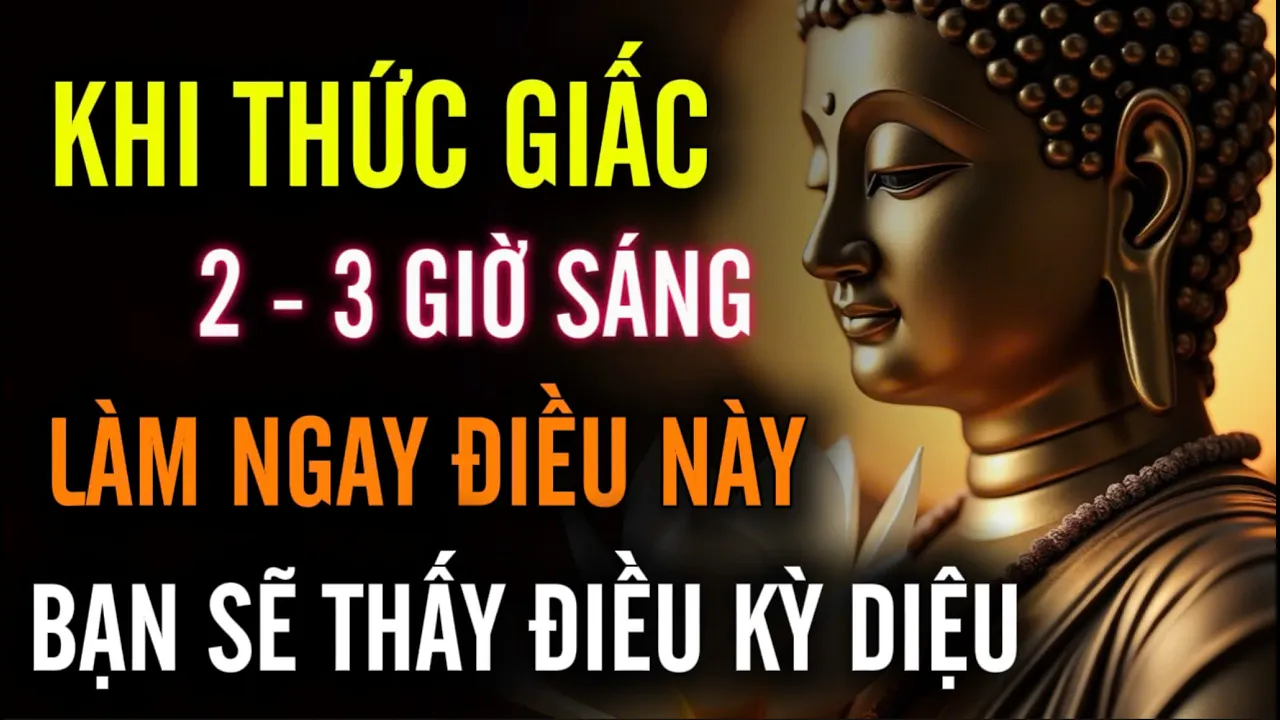 Outline Video Khi Thức Giấc 2 - 3 Giờ Sáng - Làm Ngay Điều Này, Bạn Sẽ Thấy Điều Kỳ Diệu | Nên Nghe Để Hiểu !!!