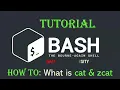 Linux Tutorial How To What is cat zcat