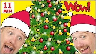 Download Christmas Tree Song for Children + MORE Stories for Kids from Steve and Maggie | Wow English TV MP3