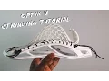 Maverik Optik U Lacrosse Head Stringing Tutorial