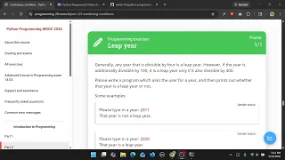 Python Programming MOOC 2026 - Part 2 3 3 Nested Conditionals
