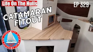 AM I OUT OF MY DEPTH? –   Boat Carpentry on Catamaran Ep 329
