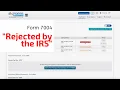 How to Correct Rejected Business Tax Extension Form 7004