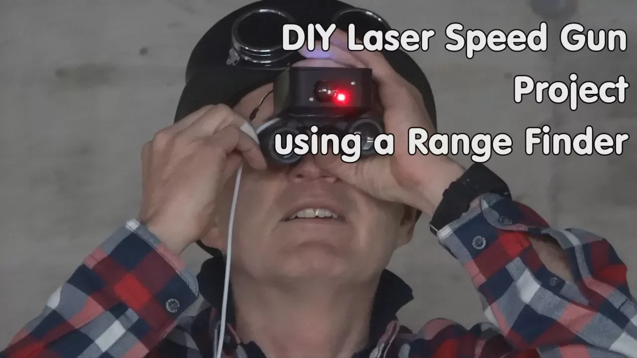 #198 Laser Speed Gun Project with Range Finder and ESP32 (Distance Meter)