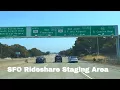 Uber Driver SFO San Francisco Airport Staging Lot