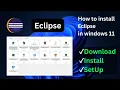 How to install Eclipse IDE 2023-03 on Windows with JDK 2023 Update Eclipse - Latest JAVA