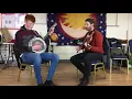 Ryan Owens (banjo) and Mossie Martin (fiddle)