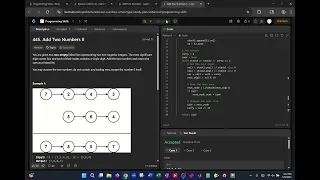 LeetCode 445 Add Two Numbers II