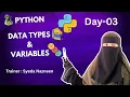 Python Class 03 Variables Data Types Type Conversion Explained