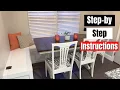 Add Kitchen Storage and Seating With This Beautiful DIY Built In Banquette