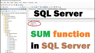programming sql server Sum function in SQL server