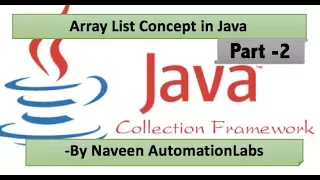 ArrayList Java Collections Framework Tutorial Part 2